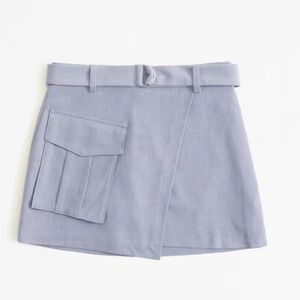 Abercrombie mini cargo skort - Grey